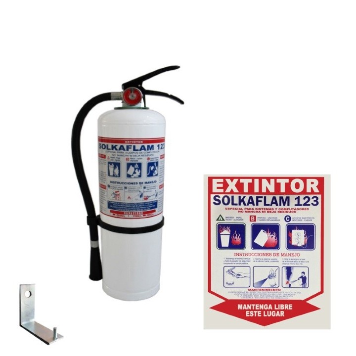 Extintor Solkaflam 3700 Gms Cil Import