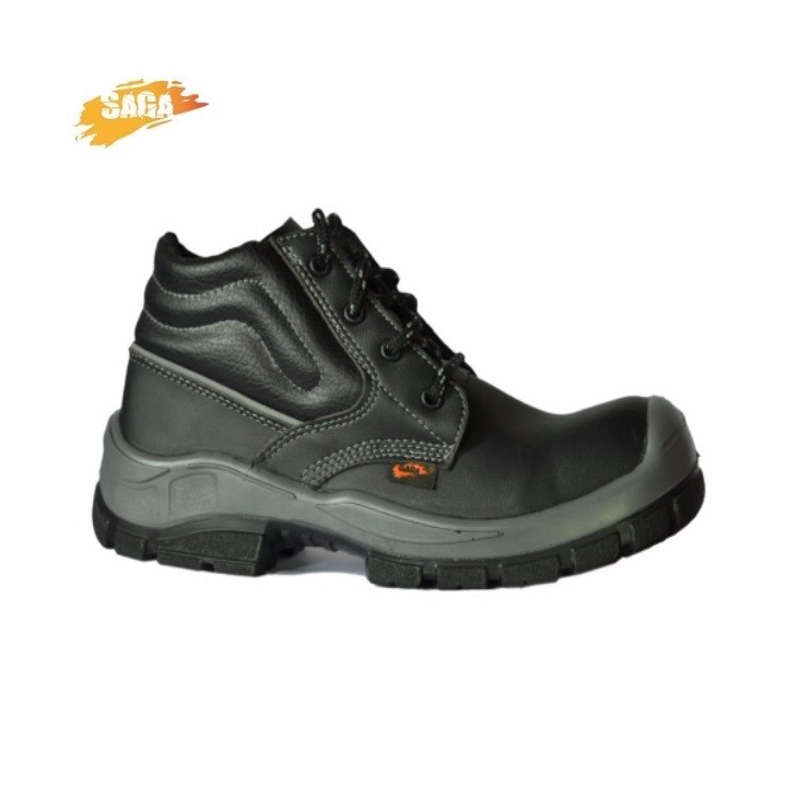 Bota Seguridad Saga Cuero/Sintetico Negro Bidensidad Pu-Pu 2021E 