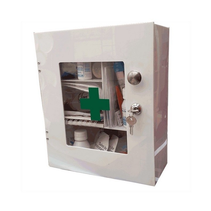 Botiquin Metalico 50X29X12 Tapa Vidrio