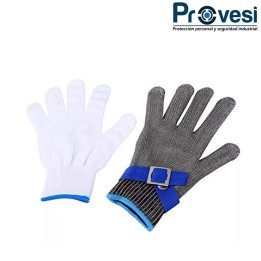 Guante Acero Carniceria Malla Anticorte Gen Pv Tallas En: S - M- L