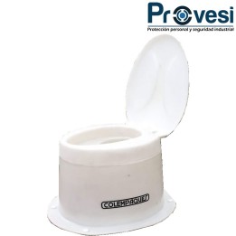 16010150 - Sanitario Seco Ovalado Estandar Tapa Colempaques