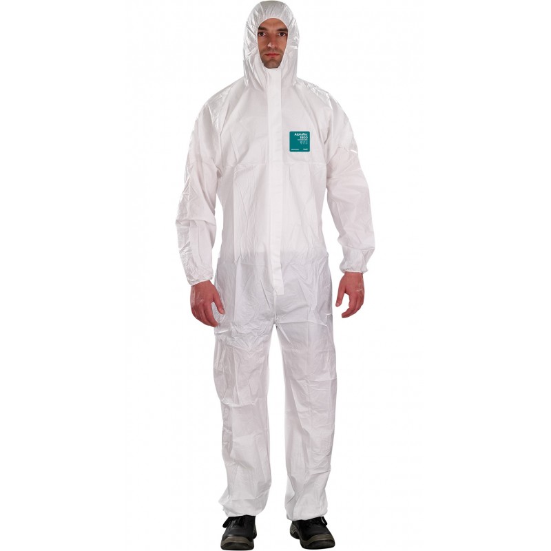 Traje Proteccion Ansell Alphatec 1800 Sin Botin Tyvek