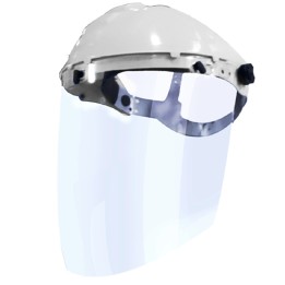 Careta Plástica Protección Facial Visor Curvo Policarbonato 20-01-Pet Epi