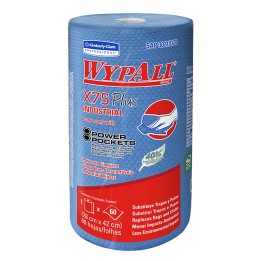 Paños de limpieza WypAll  X75 Plus Industrial 42x28cm X 60 Un Kimberly