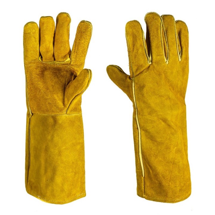 Guante Soldador Tipo Kodiak Carnaza Largo 20cm