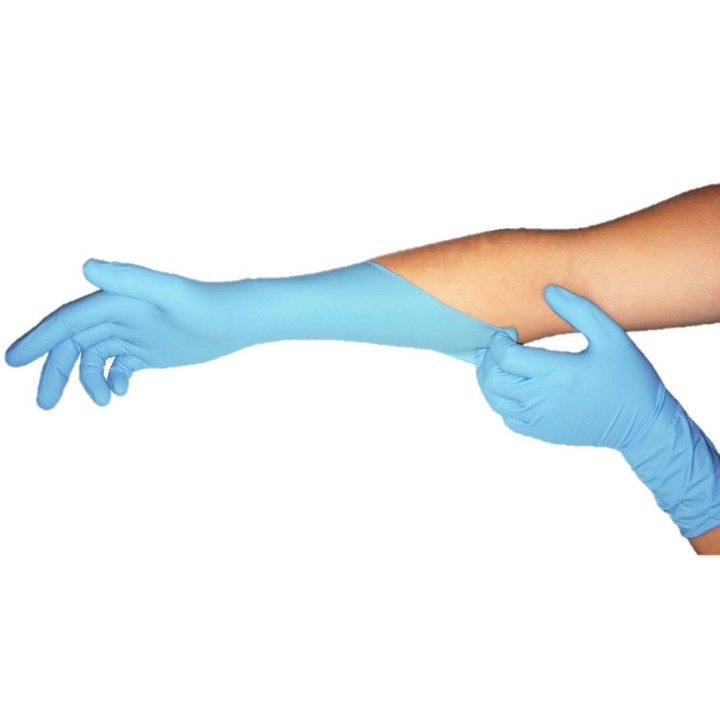 Guante Examen Nitrilo Explendor Blue Uso Industrial Caja X50 Unid