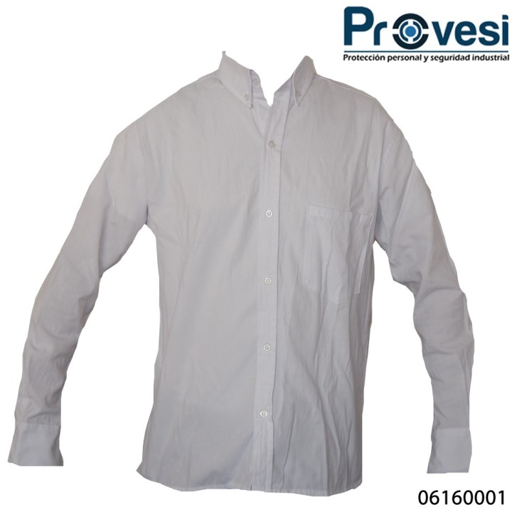 Camisa Oxford Manga Larga Hombre
