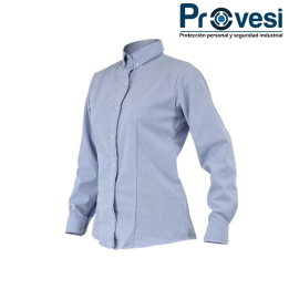 Camisa Oxford Manga Larga Dama