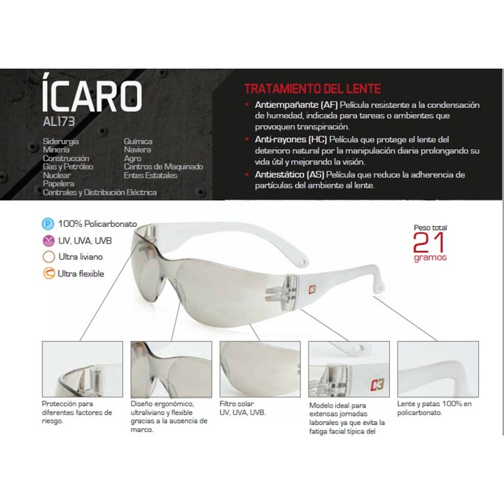 Gafas Icaro Claro Sencilla  Kim