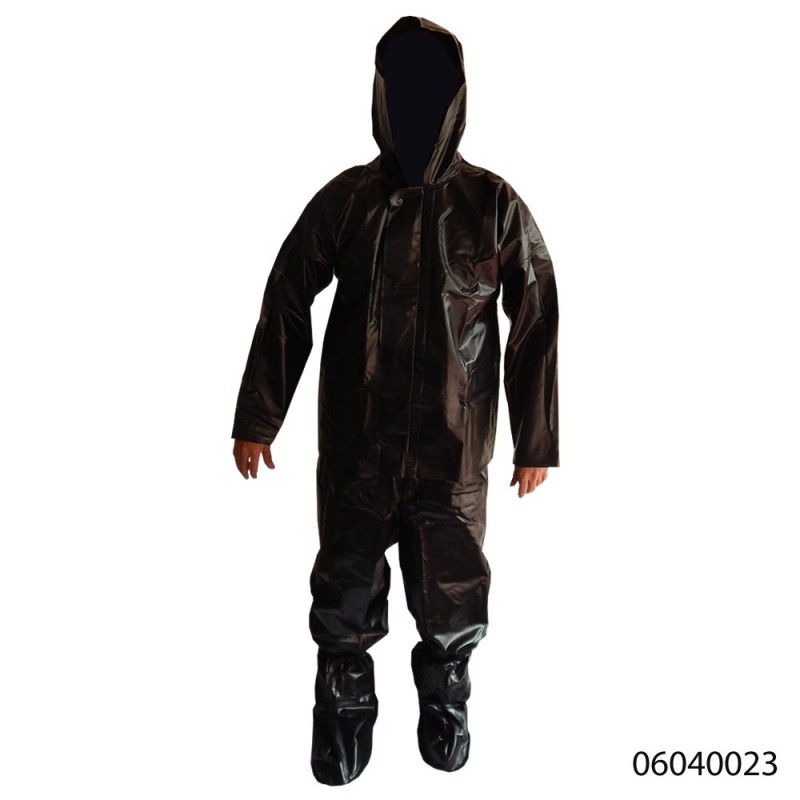 Impermeable Conjunto Chaqueta Cierre Broches Pantalon Bolso/Zapaton Suela Cal 16