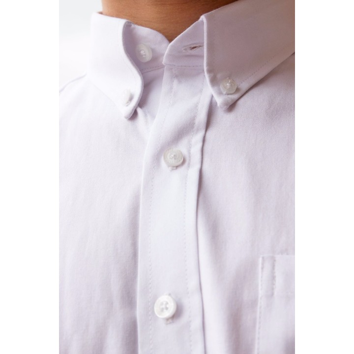 Camisa Oxford Manga Larga Hombre