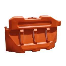 Barrera Vial O Maletin Plastico Largo 1.6Mts Alto 91Cm Ancho Base 45.5Cm Sp