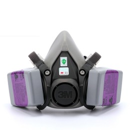 Kit Respirador Reutilizable 3m 6200 + 2 Filtros 7093 P100
