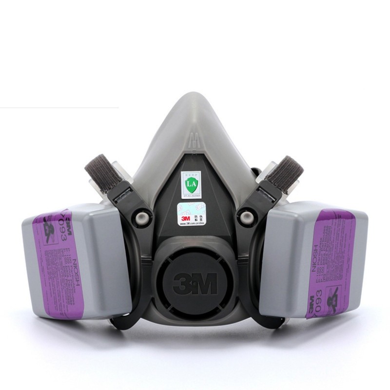 Kit Respirador Reutilizable 3m 6200 + 2 Filtros 7093 P100