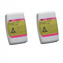 Respirador Reutilizable 3m 6200 + 2 Filtros 7093C P100