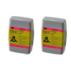 Respirador Reutilizable 3m 6200 + 2 Filtros 7093C P100