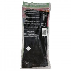 Guante Plastico Calibre 35 Negro Protexion Industrial Bicolor el Rey