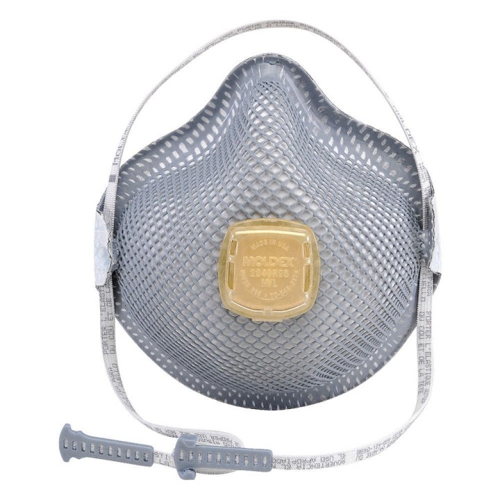 Respirador Moldex Ventex Mr2800 N95 Carbon Activado Part / Vap Organ Valvula MR2800N95