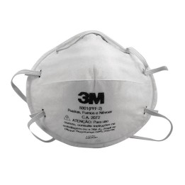 Respirador 8801 Pff2 3M Material Particulado Nbr 13698