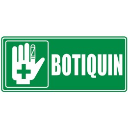 Señal Botiquin Estandar 30X15
