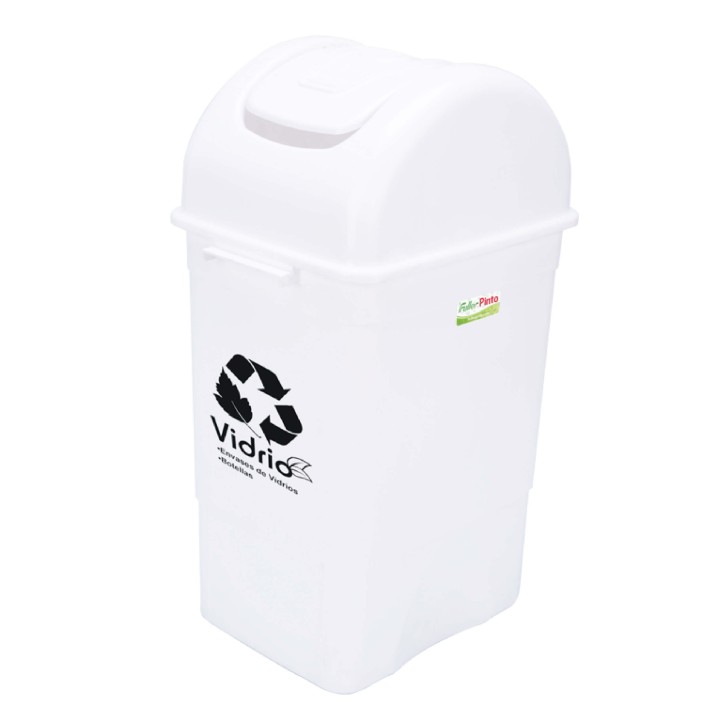 Papelera Vaiven 35 Lts Blanca Fuller Pinto Residuos Aprovechables