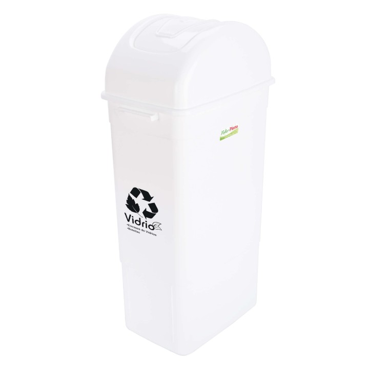 Papelera Vaiven 55 Lts Blanca Fuller Pinto Residuos Aprovechables