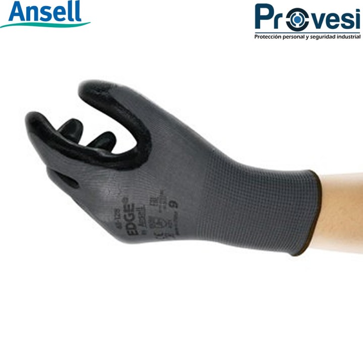 Guante Nitrilo Poliester Edge 48-128 Ansell