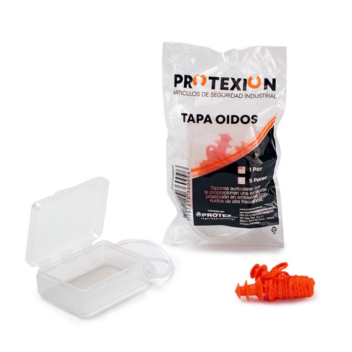 Tapaoidos Insercion Silicona Caja Protexsa