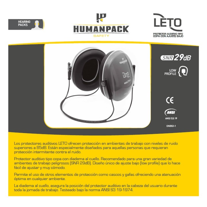 Tapaoidos Tipo Copa Hf612-1 Leto Humanpack