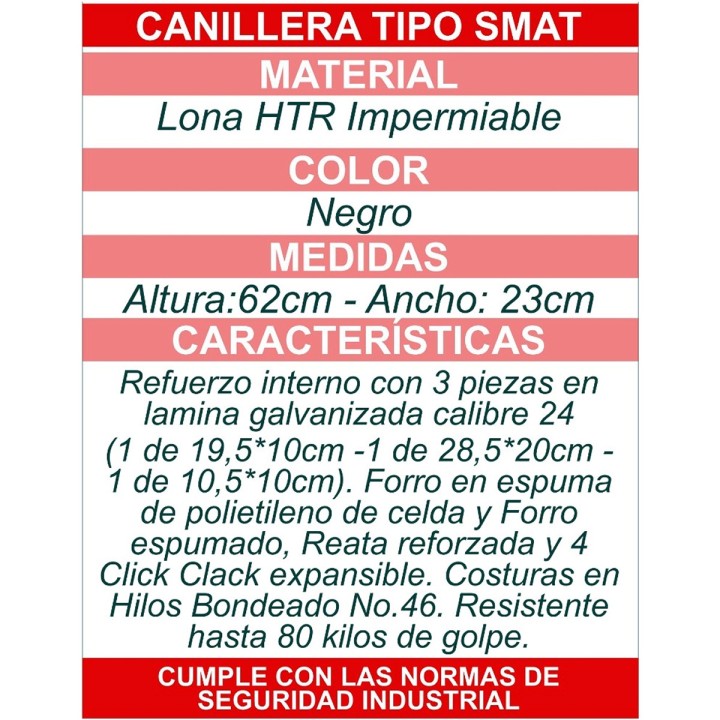 Canilleras para Guadañar Tipo Smad  Romano Work