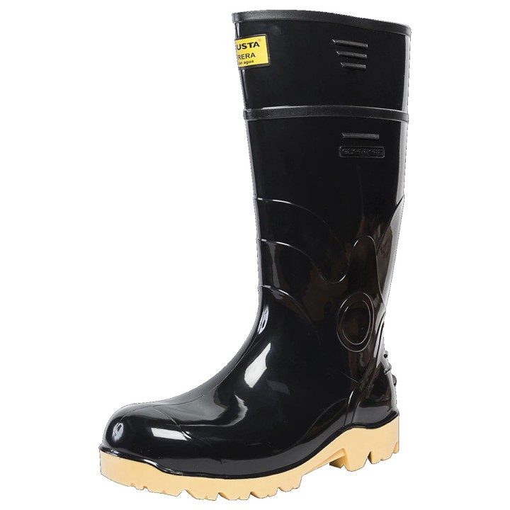 Bota Pvc Robusta Guerrera Agua Con Puntera