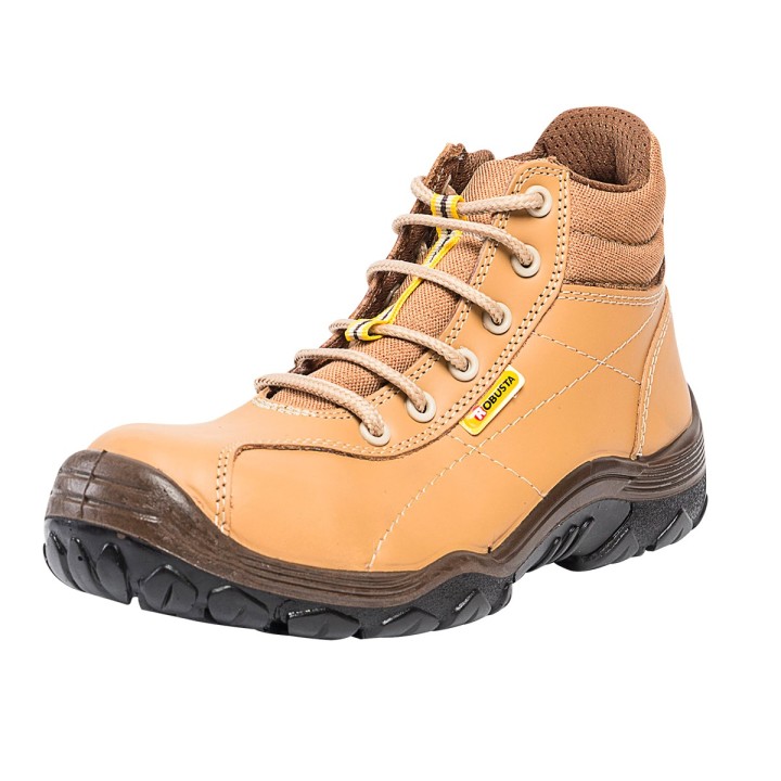 Bota Seguridad Nova Raider Slider Zipper Dama Oro