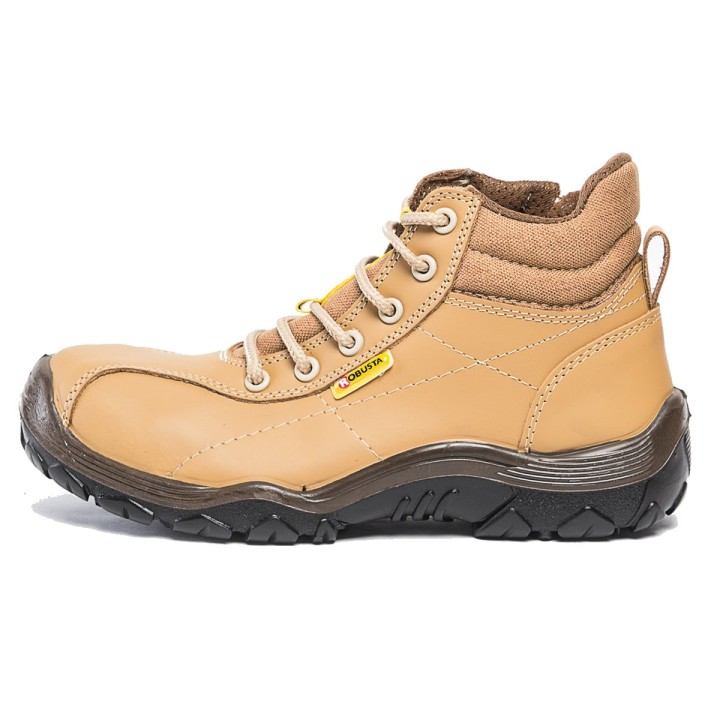 Bota Seguridad Nova Raider Slider Zipper Dama Oro