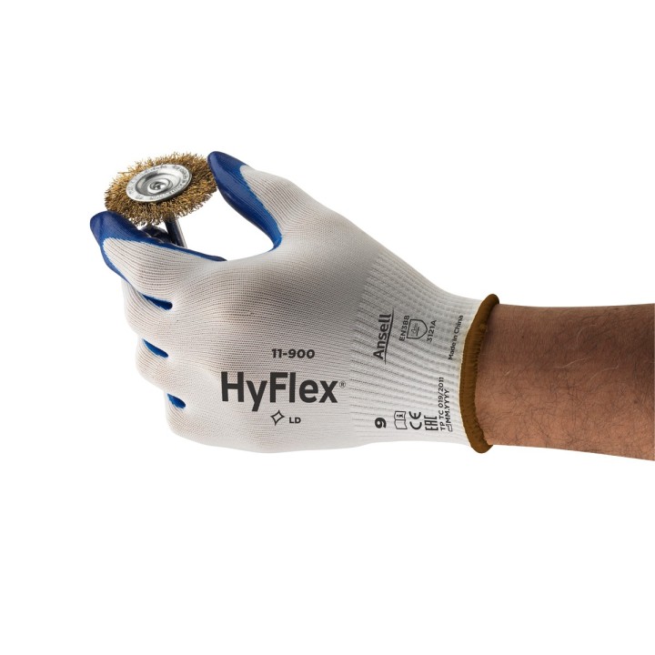Guante Nitrilo Nylon Hyflex Azul 11900 Ansell