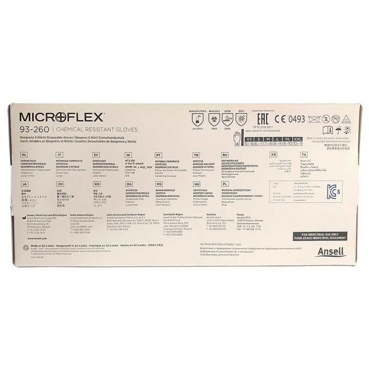 Guante Examen Nitrilo MicroFlex 93-260 Caja x50 Unid