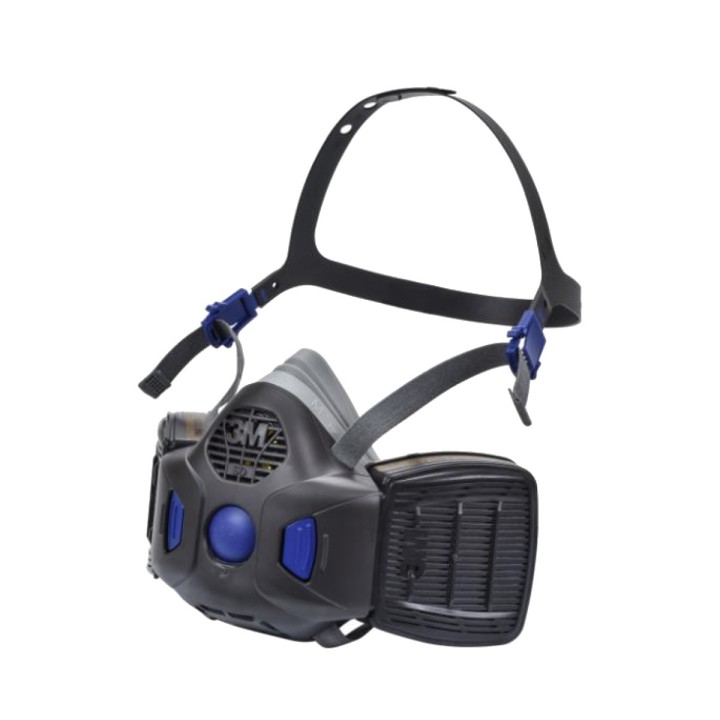 Respirador 3M HF-802SD Media Cara Secure Click T-M