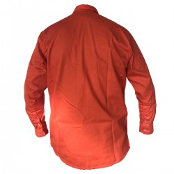 Camisa Dril Manga Larga Hombre