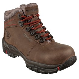 Bota Seguridad Brahma Cuero HQ-2385 Sin Puntera
