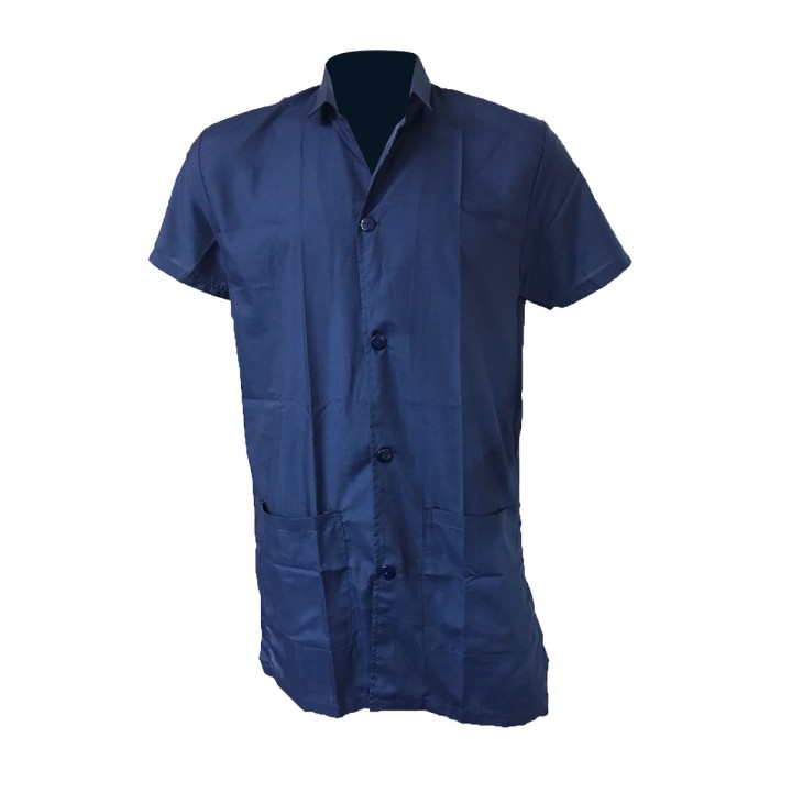 Bata Dacron Laboratorio Manga Corta Hombre