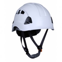 Casco Ventilado Con Barbuquejo - Sujetador Linterna DinamiK