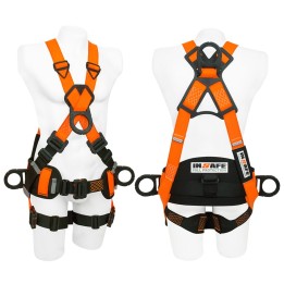 Arnes 4 Argollas Dieléctrico con Soporte Lumbar INSAFE IN-8009-1M