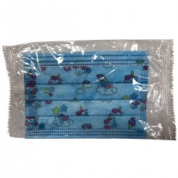 Tapabocas 3 Pliegues x 50 Und Niña Estampado Empaque Individual MediMask