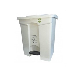 Papelera Pedal Plana 60 Lts Blanco ColPlast
