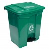 Papelera Pedal Plana 60 Lts Verde ColPlast