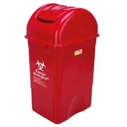Papelera Vaiven 35 Lts Roja Fuller Riesgo Biológico