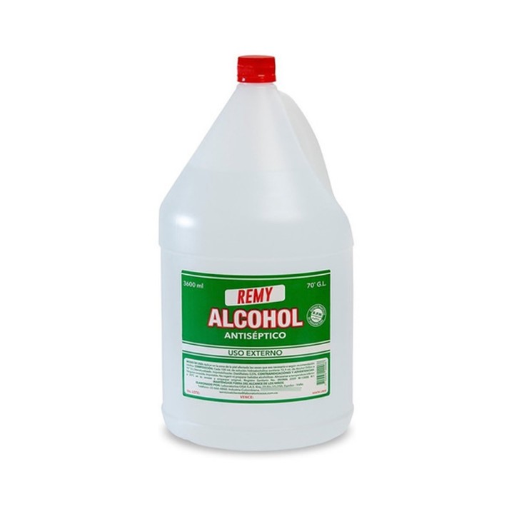 Alcohol Antiseptico Remy 3600Ml al 70% x Galon