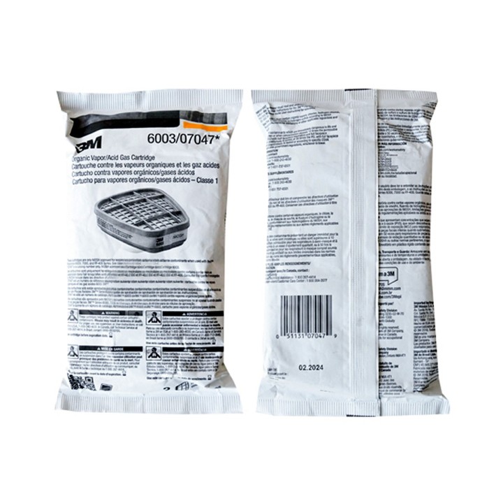 Cartucho 3M 6003 Vapores Organicos y Gases Acidos