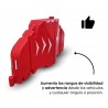Barrera Vial o Maletin Plastico Largo 1.85m Alto 0.95m Ancho Base 0.45m PG 2G