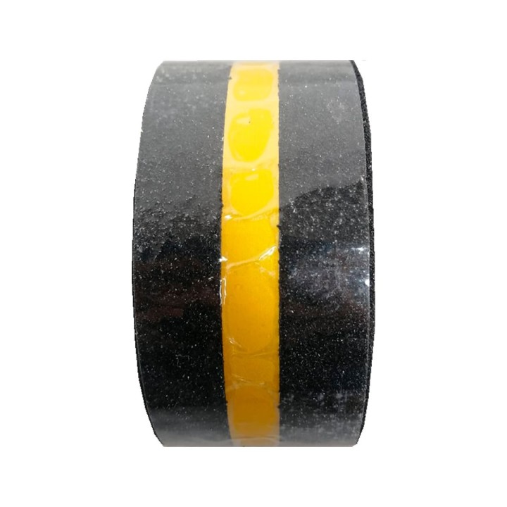 Cinta Antideslizante Reflectivo Amarilla Negra 5 Mtrs x 4.8Cm