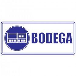 Señal Bodega 30X15